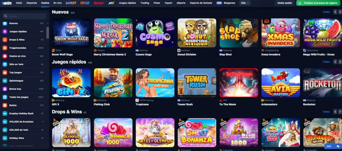 1win Casino Chile